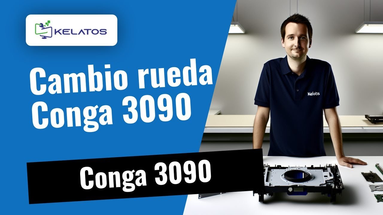 ¿Rueda dañada en tu Conga 3090? 🛠️ Cambio y reparación