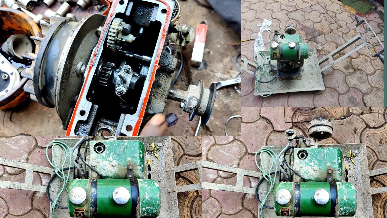 vibrator MK 12 Honda engine phone repairing, kerosene engine vibrator full fitting, Honda machine,
