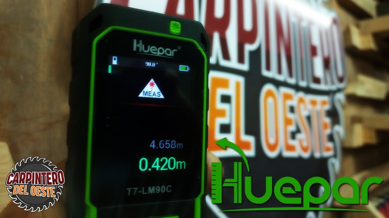 TE EXPLICO TODO SOBRE EL MEDIDOR DE DISTANCIAS LASER HUEPAR MODELO T7-LM90C