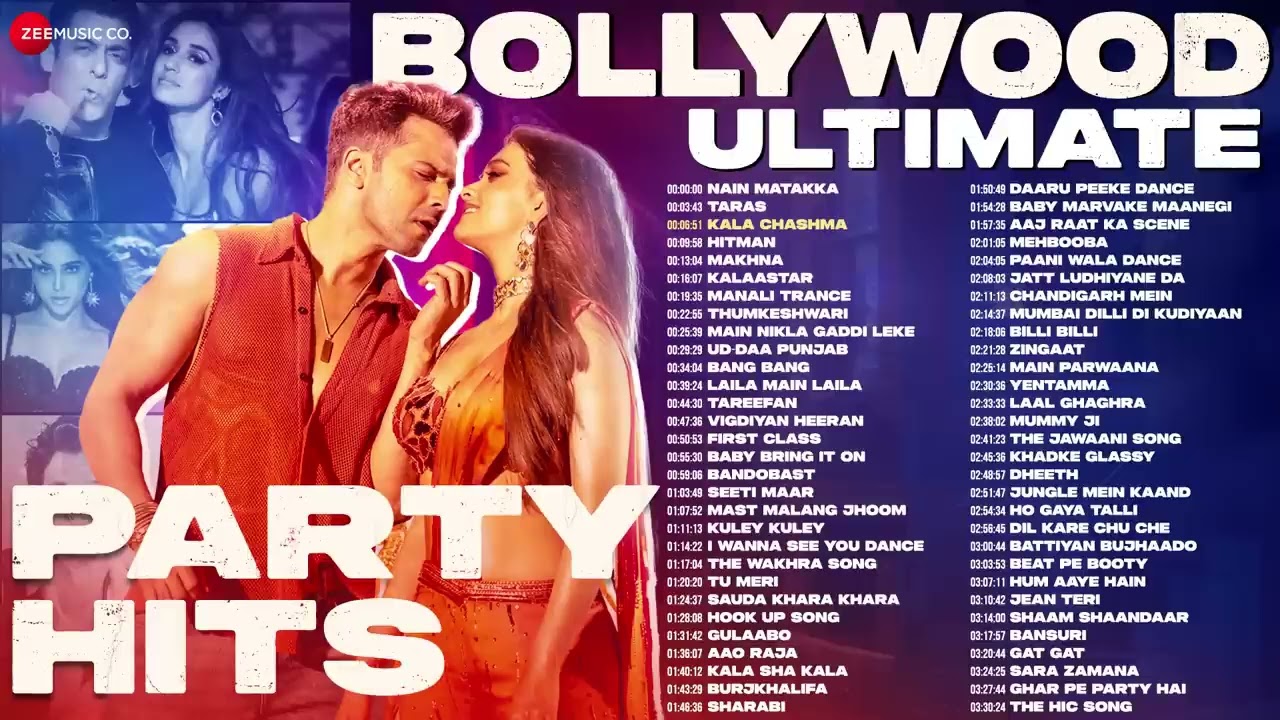 Bollywood New Year Party Hits 🎉 | 3 Hours Non-Stop | Nain Matakka, Taras, Kala Chashma & More