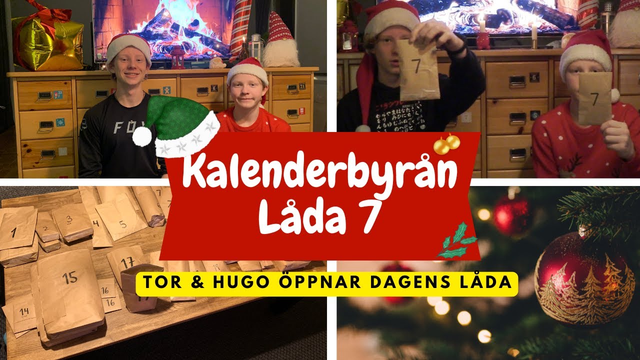 Kalenderbyrån - Låda 7 av 24 | En Julkalender Full av Överraskningar! Dagens låda är poppande.