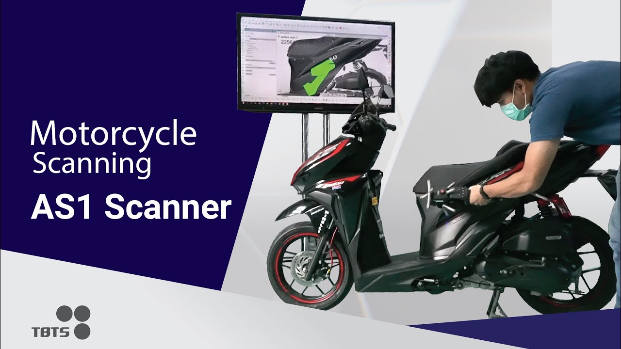 Leica AT960-MR with AS1 Scanner: Motorcycle Scanning