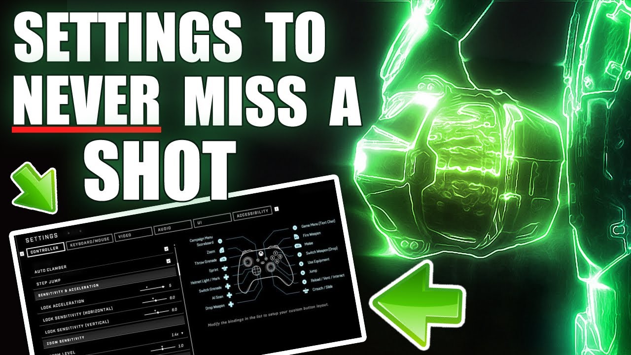 HOW TO NEVER MISS A SHOT! HALO INFINITE SETTINGS! (The Hard Truth)