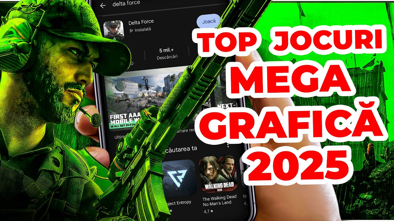 Top 5 JOCURI PE ANDROID in 2025 cu MEGA GRAFICA! 💥💥💥