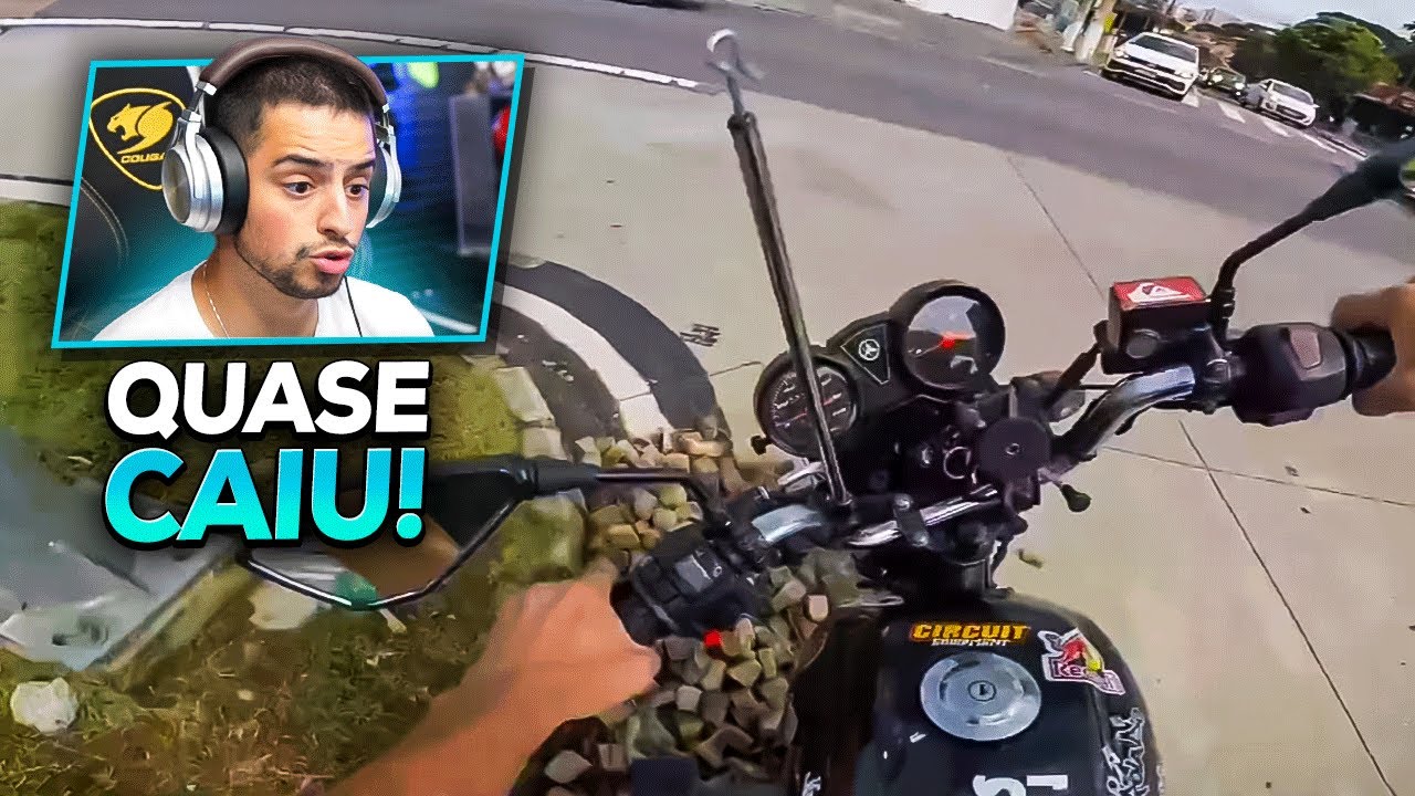 CORINGA REAGINDO A SUSTOS DE MOTOS EP 165!