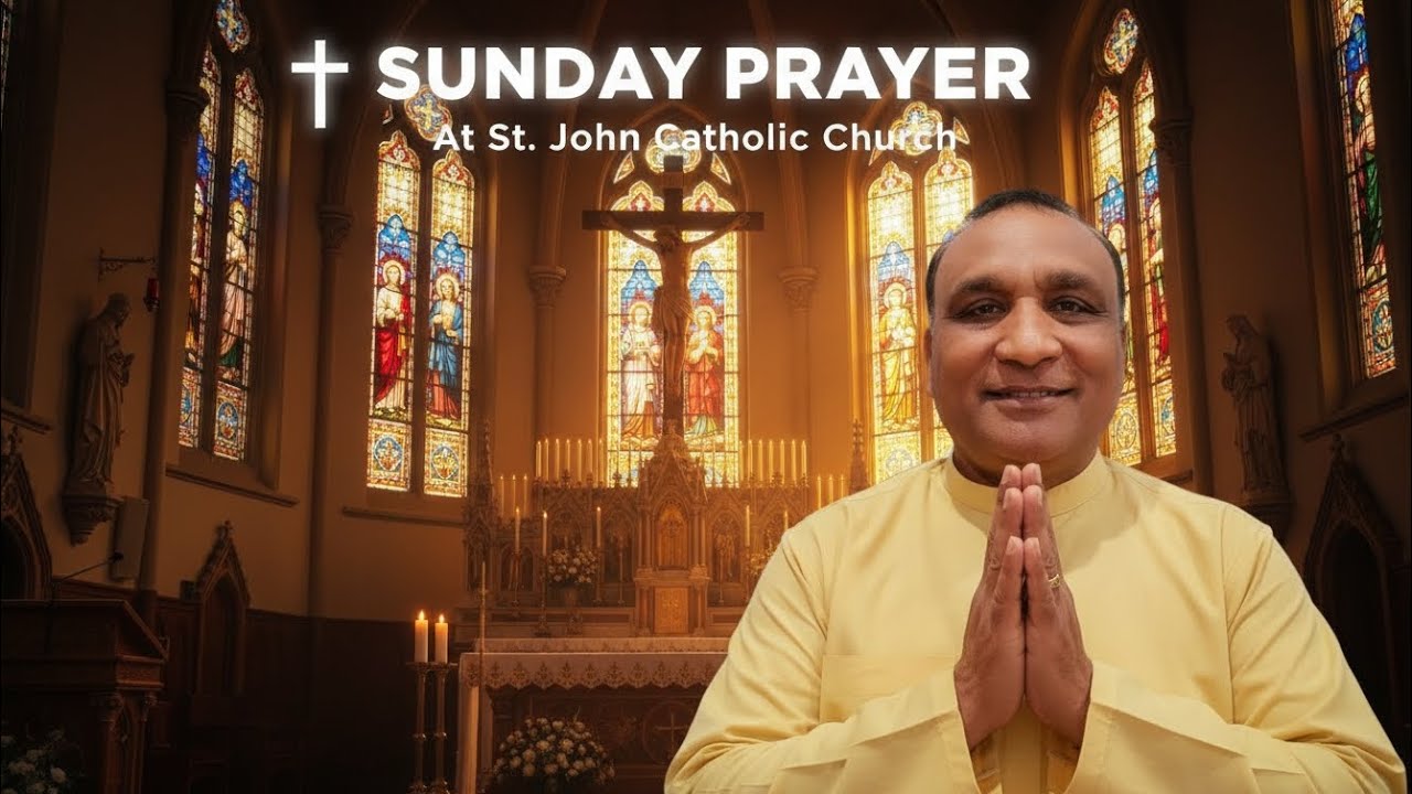 Blessed Sunday Prayer Experience at St. John Catholic Church 🙏 | Church Vlog 