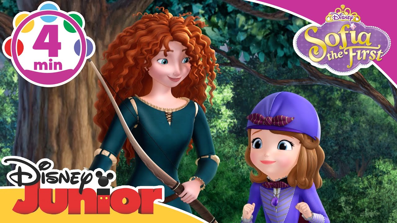 Sofia the First | Save the Day Song ft. Merida | @disneykids