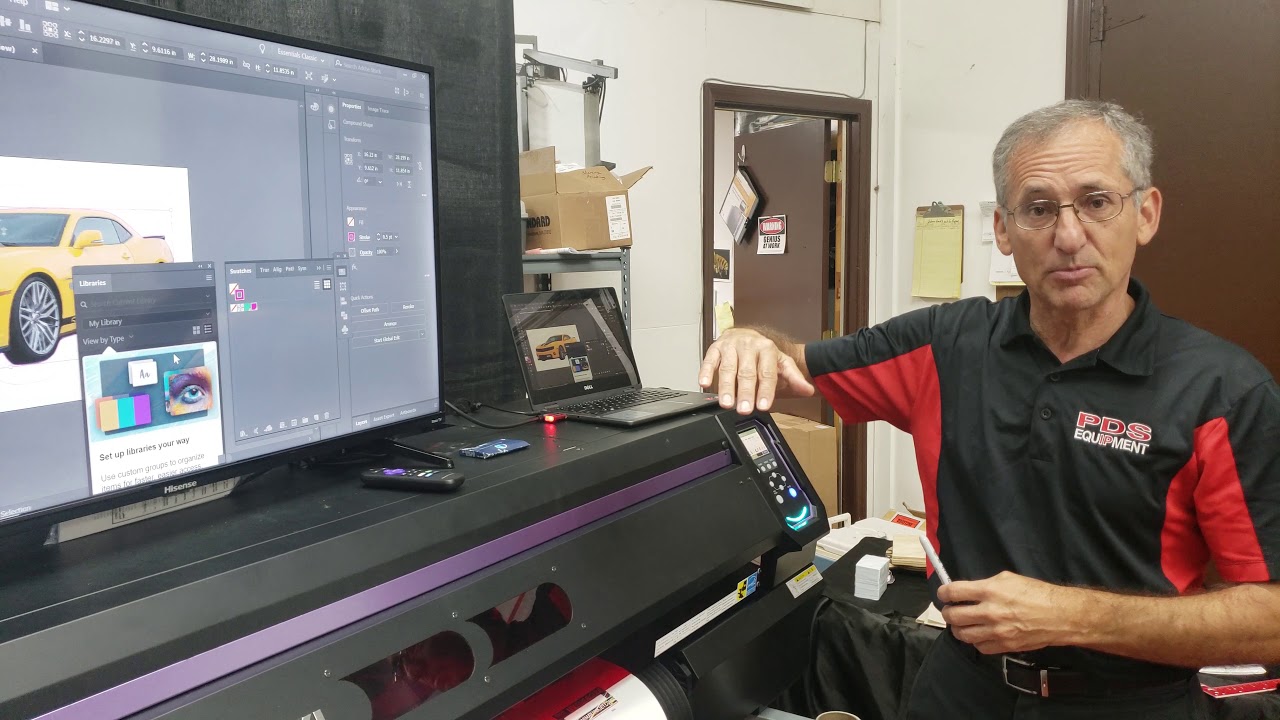How to: Mimaki UCJV300 print and cut tutorial part 1