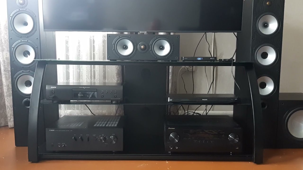 DENON DCD-800NE ,  YAMAHA  A-S301 ,  MONITOR AUDIO MR6 ,  MONITOR AUDIO MRW-10
