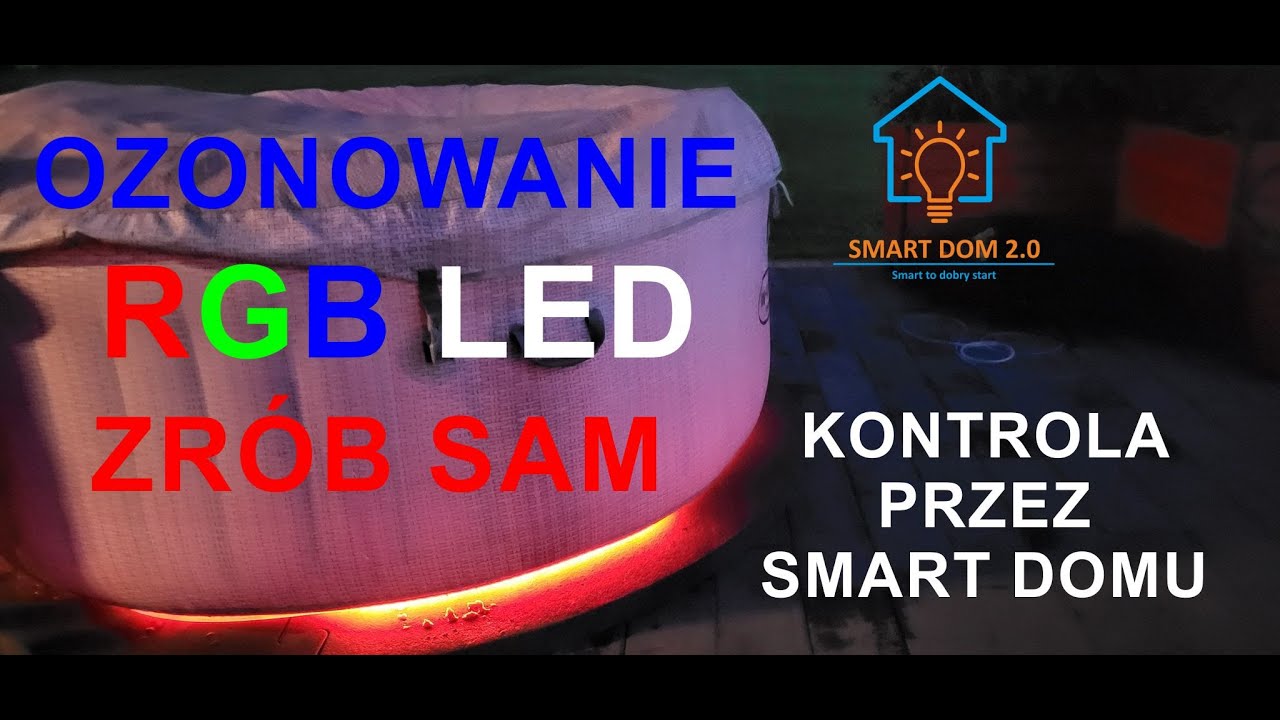 Dmuchane Jacuzzi +DIY LED  + O3 +Smart Dom