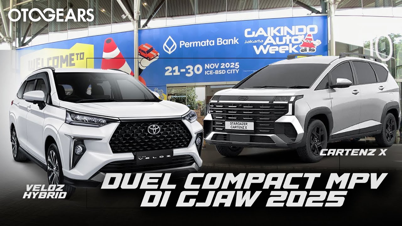 KOMPARASI SERU VELOZ HYBRID vs STARGAZER CARTENZ X di GJAW 2025!