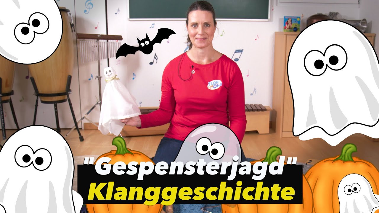 "Gespensterjagd" • KLANGGESCHICHTE | Halloween | Geister | Kita | Musik für Kinder | Floh im Ohr TV