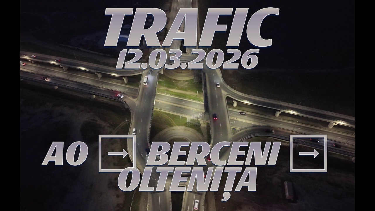 Trafic pe A0 • Pasaj Berceni • Pasaj Oltenita | 12.03.2026