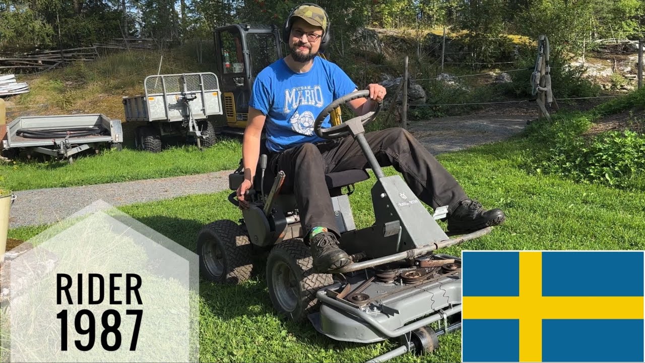 Första versionen av Husqvarna Rider! Del 1! fixar klippdäck, byter lager o div fix.