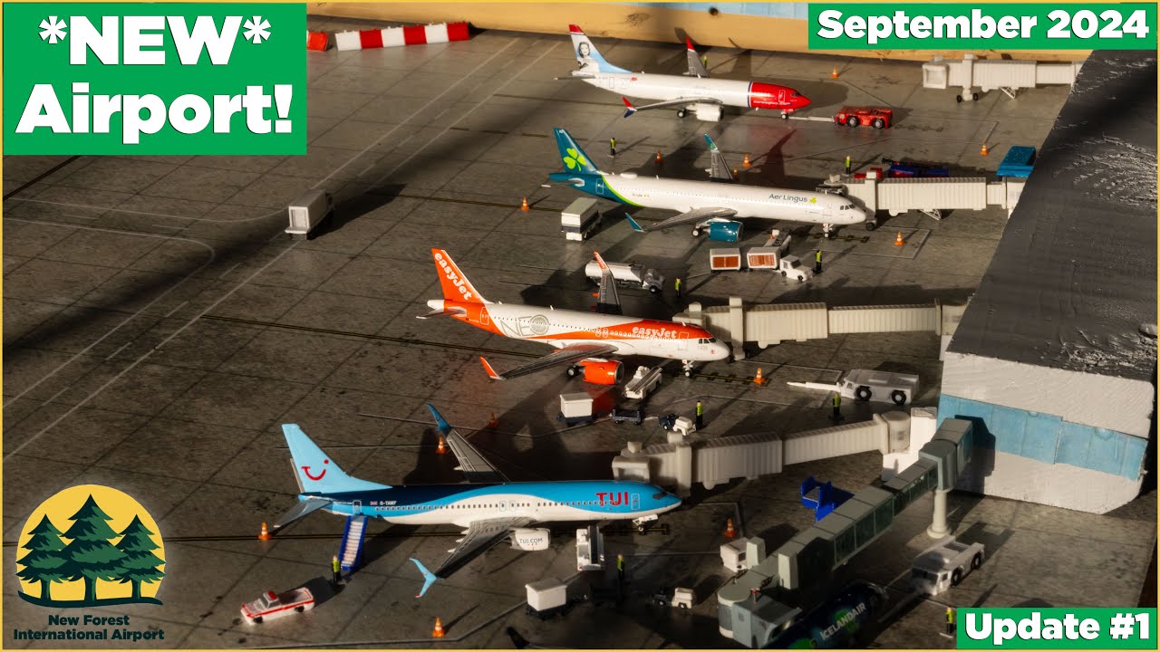 *NEW AIRPORT!* | GeminiJets New Forest International Airport update - September 2024