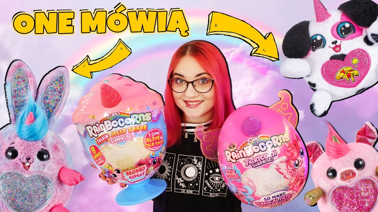 WIELKIE JAJKA NIESPODZIANKI ze ZWIERZĄTKAMI 🐣 Rainbocorns