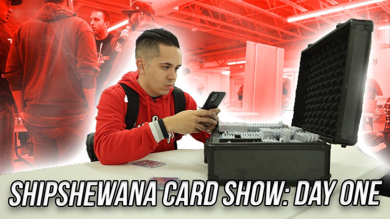 TRADENIGHT BEFORE A BIG SHOW 🔥 SHIPSHEWANA CARD SHOW DAY ONE