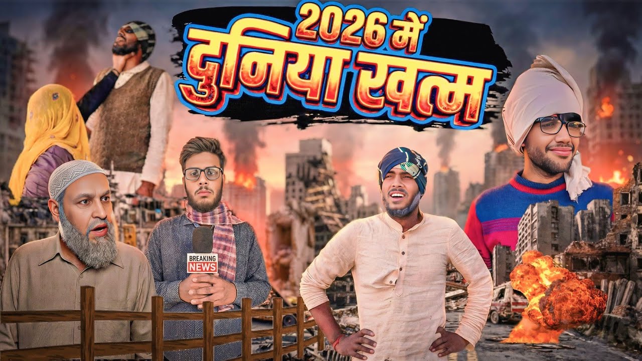 2026 में दुनिया खत्म 😱 | 2026 MEIN DUNIYA KHATM |  THODA CRAZY HAI | FULL COMEDY VIDEO 🤣