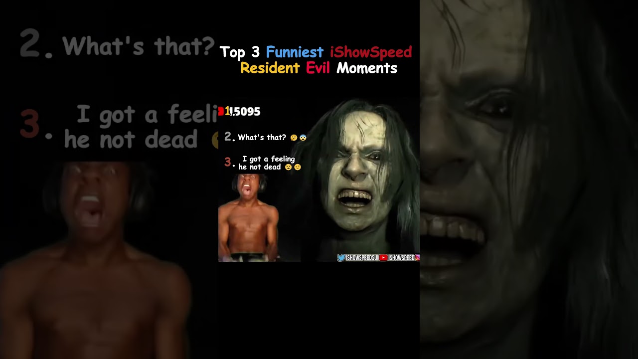 Top 3 Funniest iShowSpeed Resident Evil Moments 😂 | Insane Reactions & Screams!