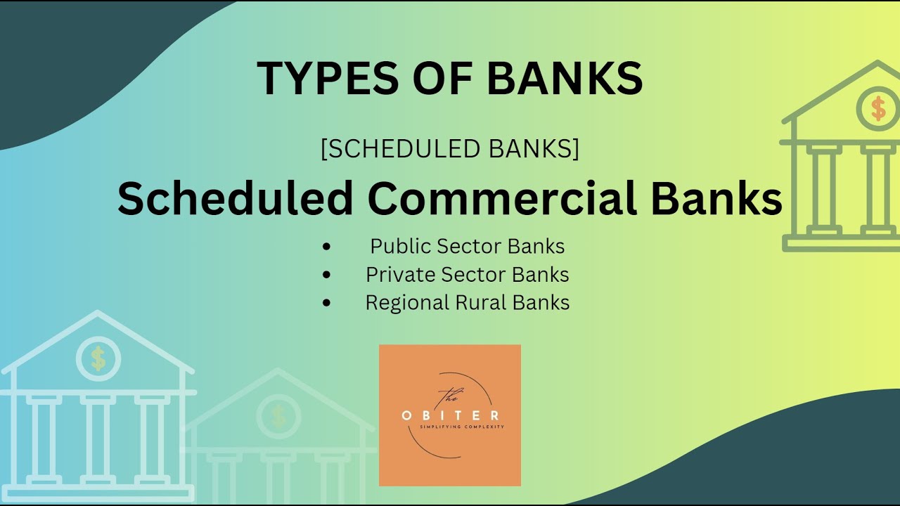 Types of Banks Explained: Scheduled Commercial Banks || Part 2