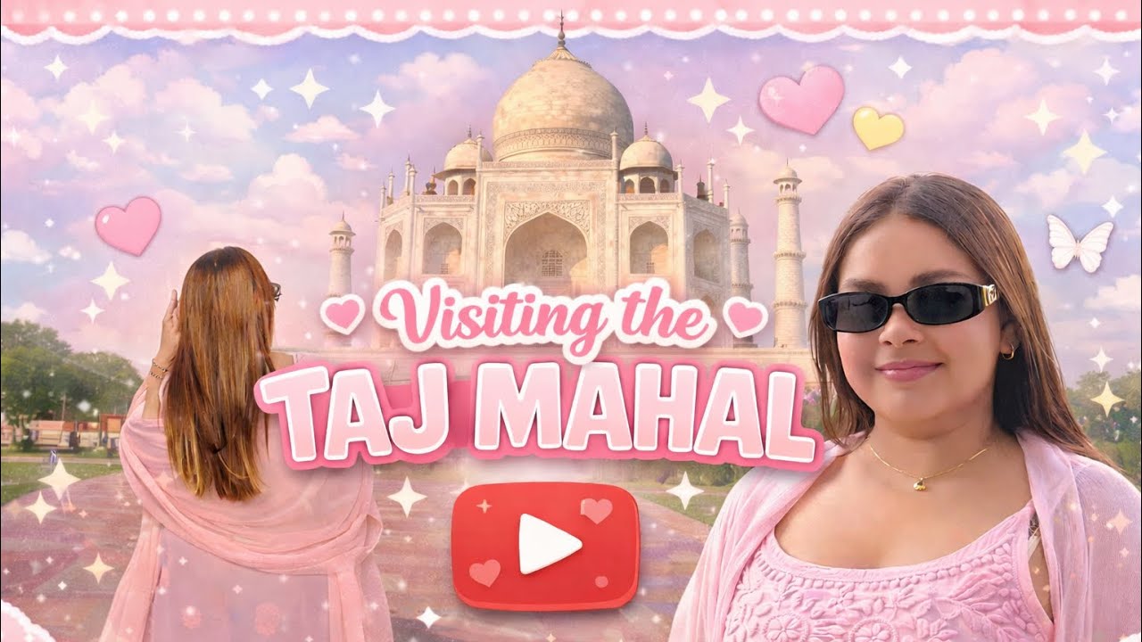TAJ MAHAL VLOG 💗| Road trip with my family to Agra ✨
