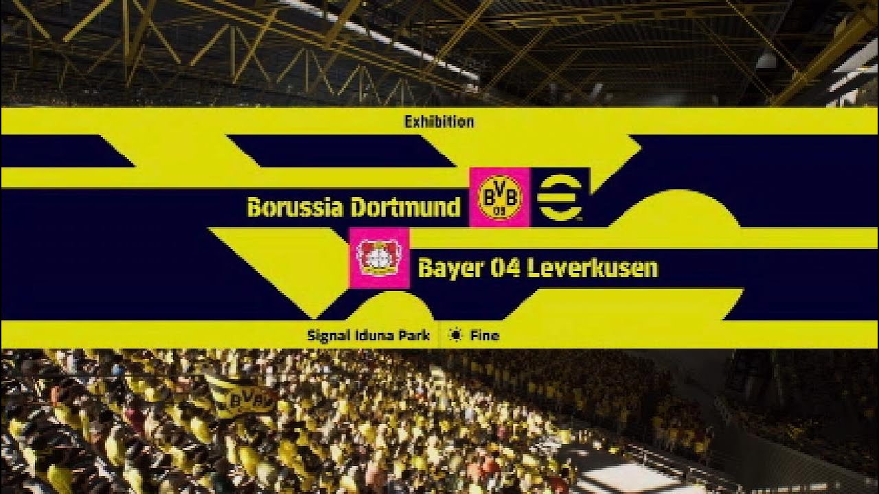 PS5 eFootball 2026 Borussia Dortmund Vs Bayer Leverkusen