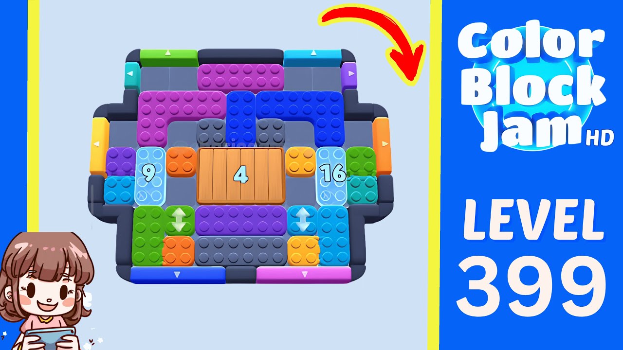 Color Block Jam Level 399 Solution Walkthrough