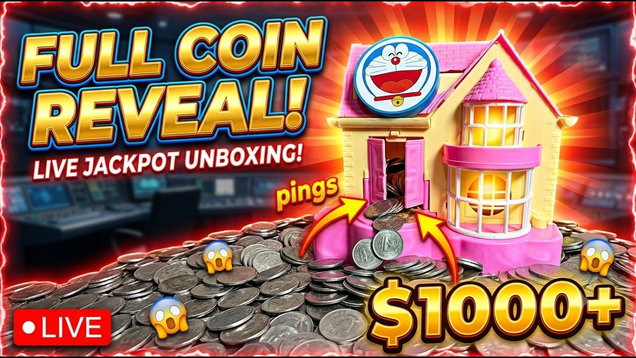 Counting $1,000+ In Loose Coins LIVE! 🪙 (Incredibly Satisfying)