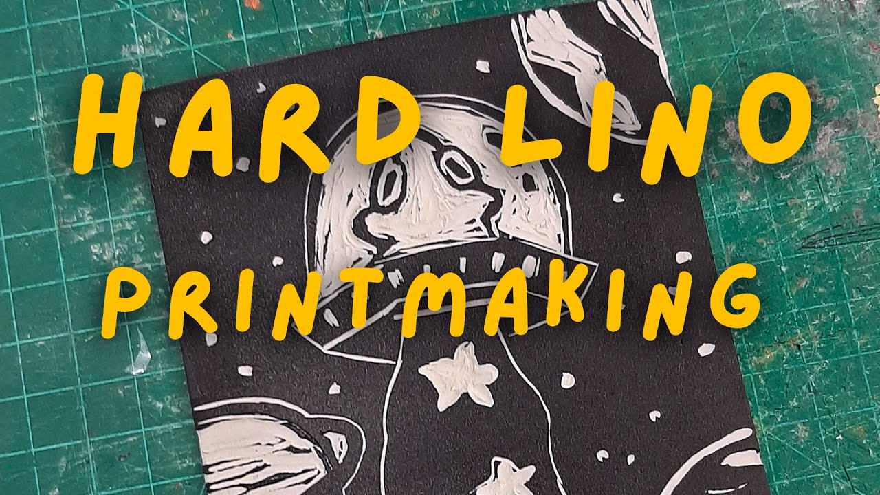 how hard cut lino printmaking taught me patience and perseverance