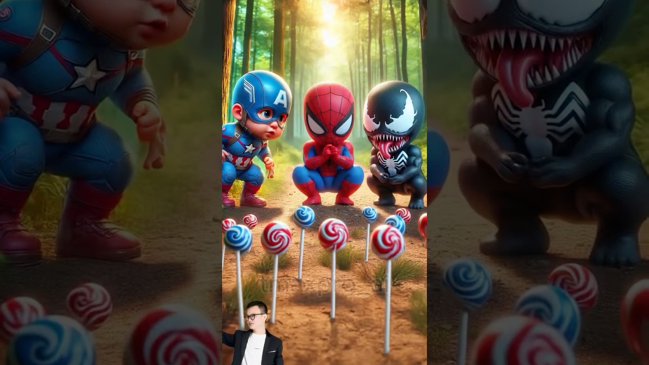 Who is best? Spiderman vs Captain America vs Venom #shorts #spiderman