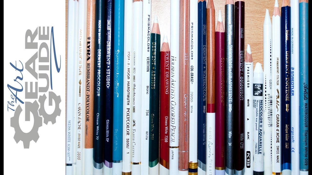 Лучшие белые цветные карандаши