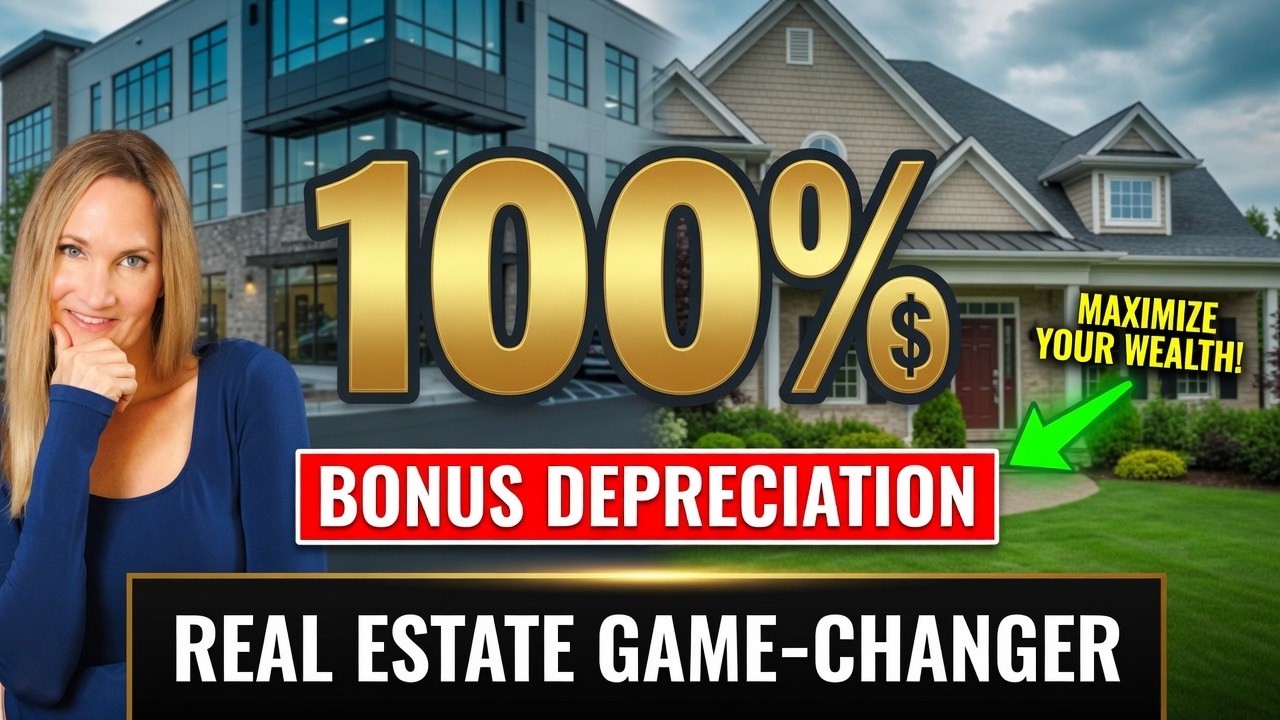 100% Bonus Depreciation is BACK! Real Estate Investors, Don't Miss Huge Tax Benefits (BBB)