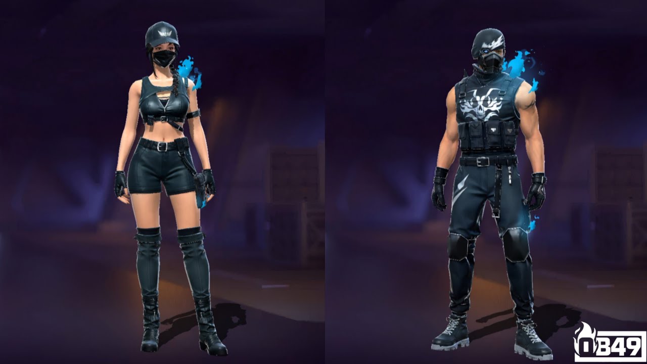 MASKED TACTICIAN BUNDLE & SHARP TACTICIAN BUNDLE [#OB49] | FREE FIRE MAX