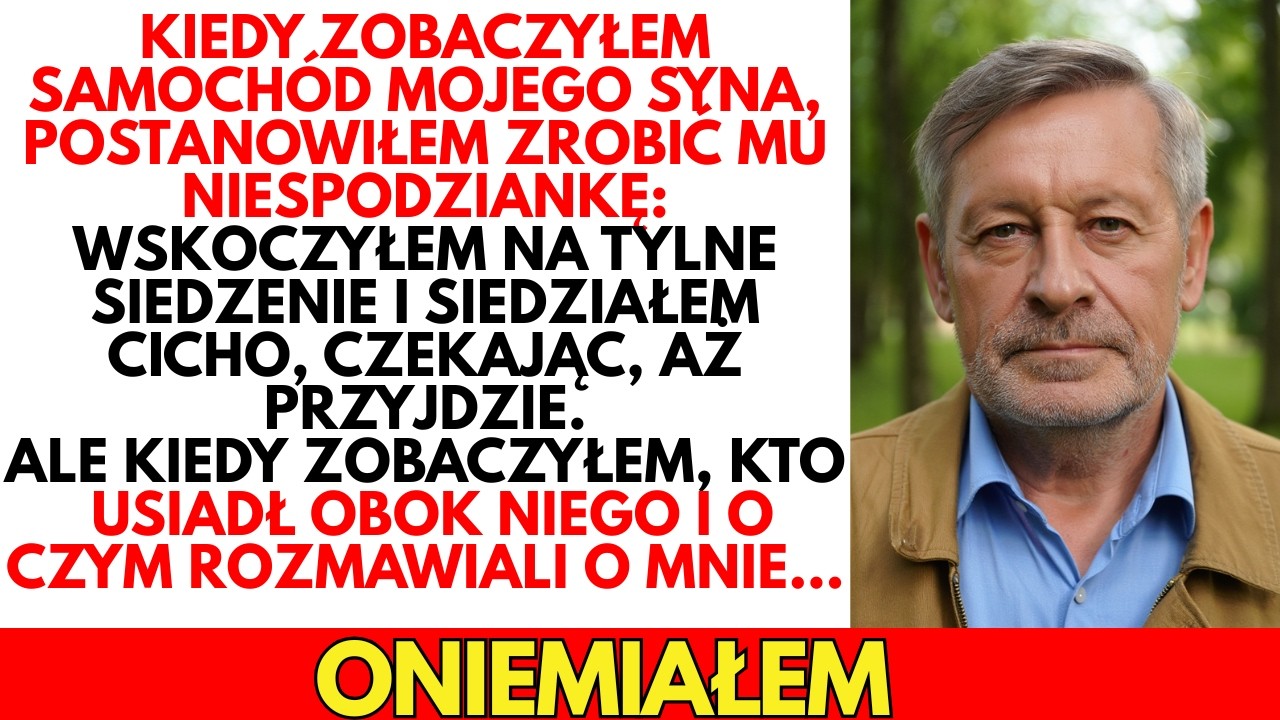 PRAWDZIWA HISTORIA:Chciałem zrobić NIESPODZIANKĘ synowi, ukrywając się w AUCIE,ale kiedy zobaczyłem