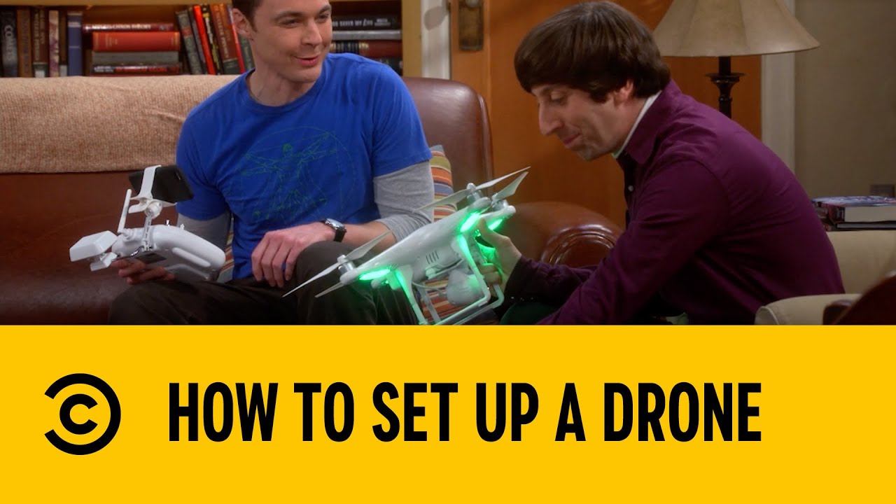 How To Set Up A Drone | The Big Bang Theory | Comedy Central Africa