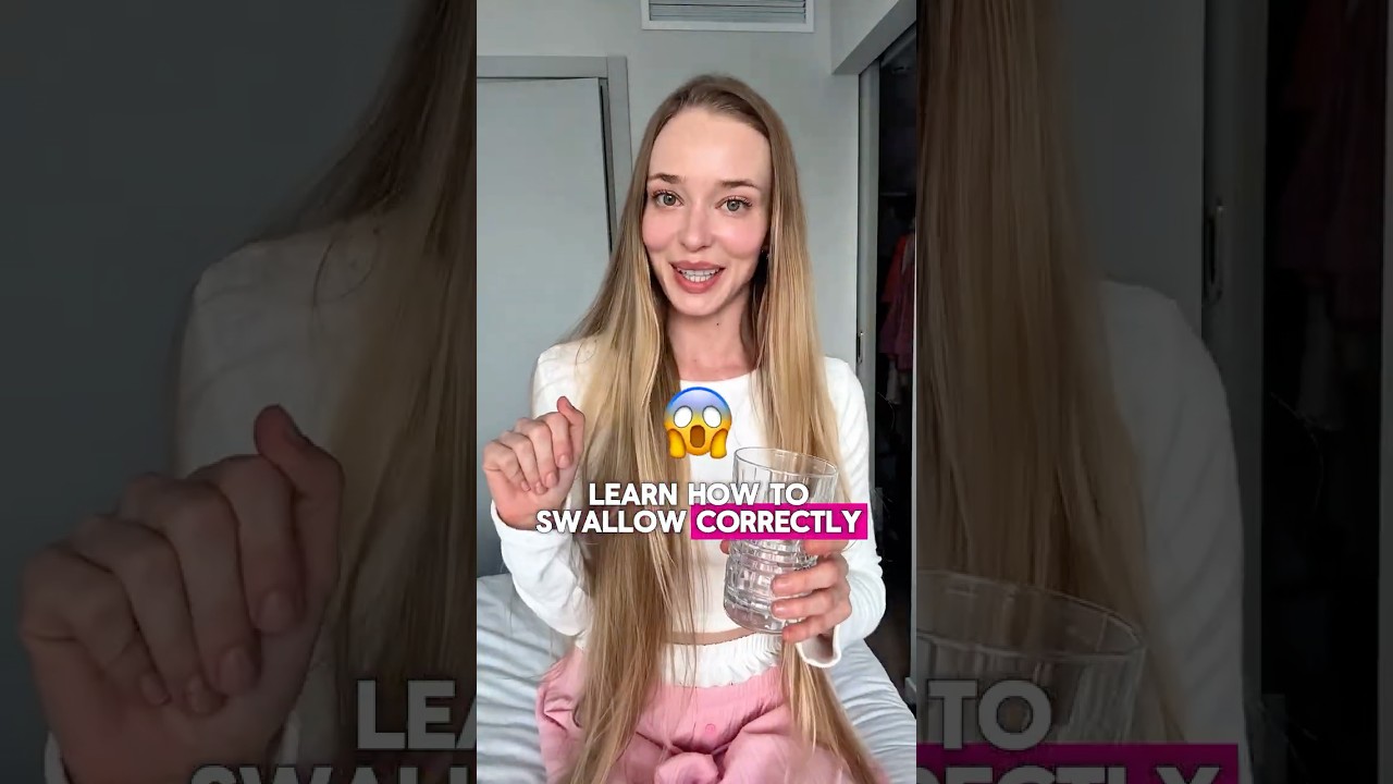 Learn to Swallow Correctly #shorts