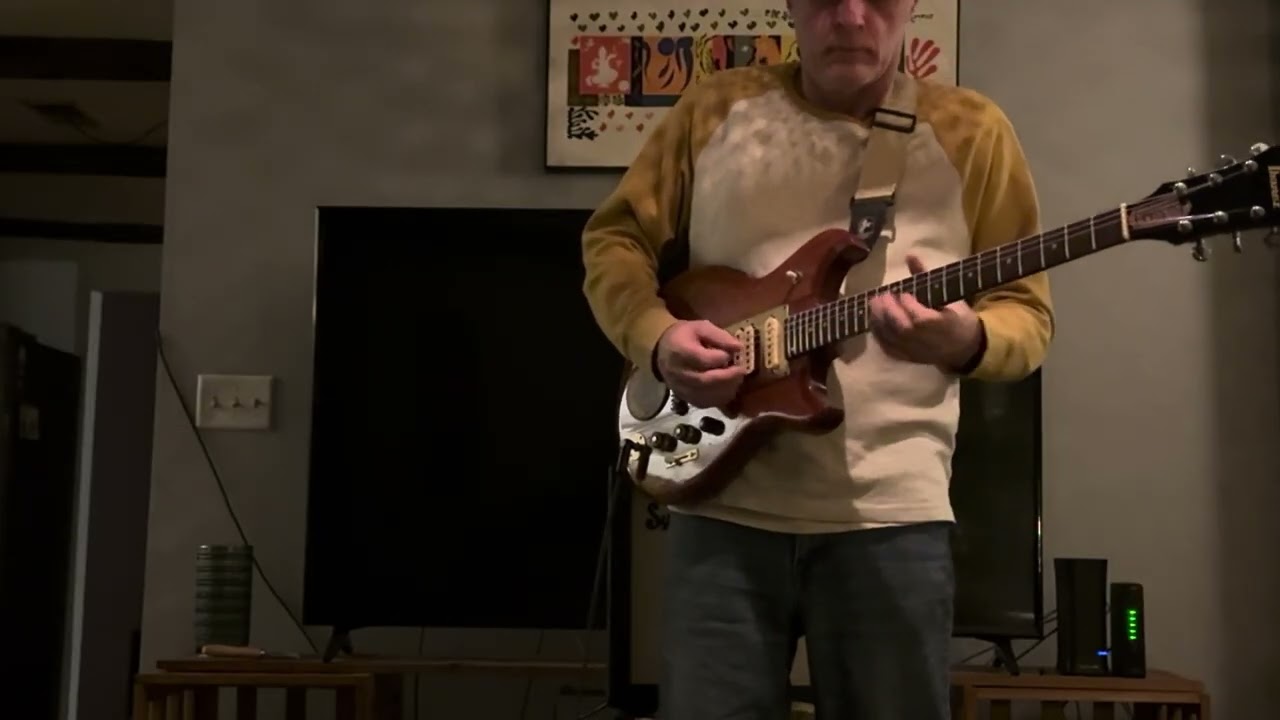 Ibanez with Garcia mods - Scarlet - Fire Portland ME 1979