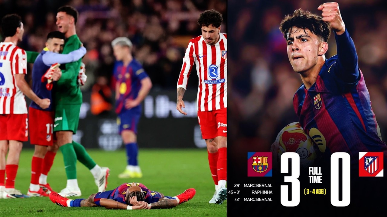 BARCELONA 3-0 ATLETICO MADRID - COPA DEL REY, SEMI-FINAL 2026