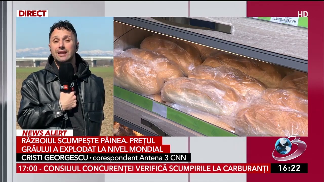 Războiul scumpește pâinea. Prețul grâului a explodat la nivel mondial