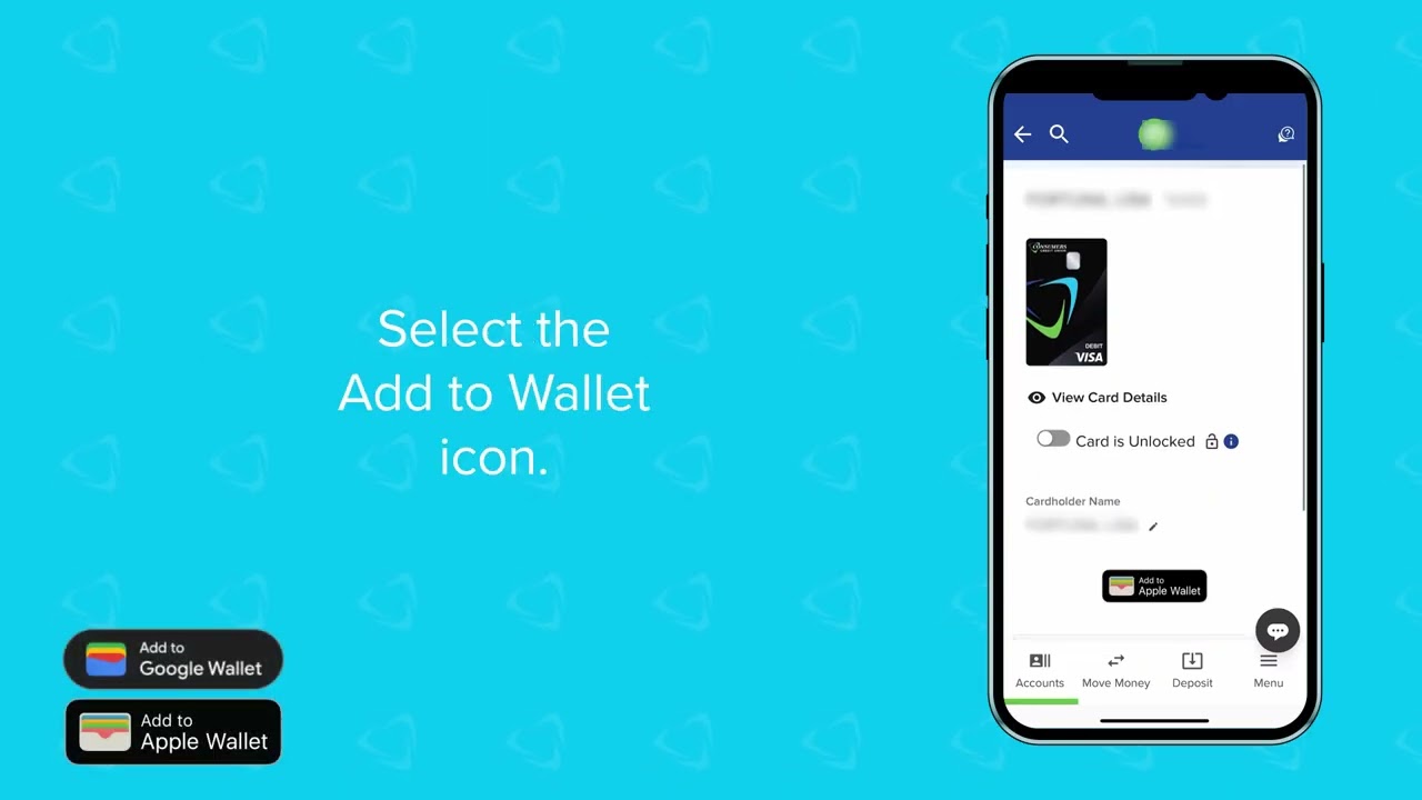 Adding Card to Mobile Wallet in CCU Digital Banking