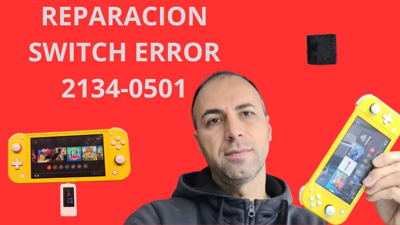 Nintendo Switch Lite no Carga y no Enciende. Switch Error 2134-0501