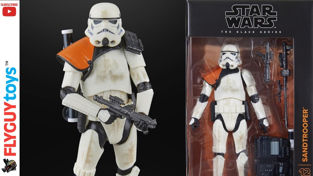 Star Wars Black Series Sandtrooper 2025 Unboxing, Comparisons & Action Figure Review FLYGUYtoys