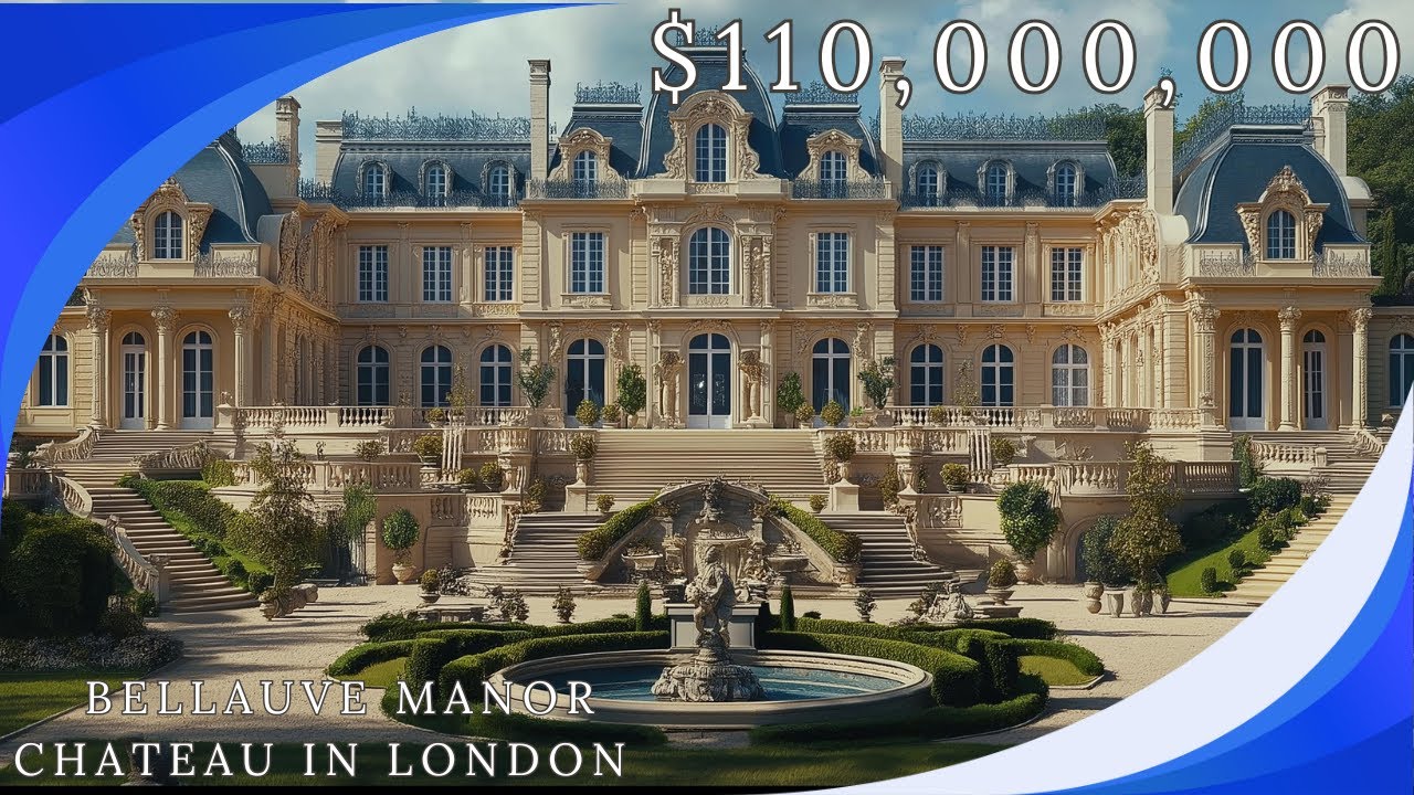 $110,000,000 English Château in the Heart of London |A Masterpiece of 19th Century Elegance #london