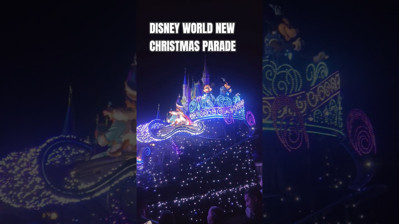 New Christmas parade at Magic Kingdom 