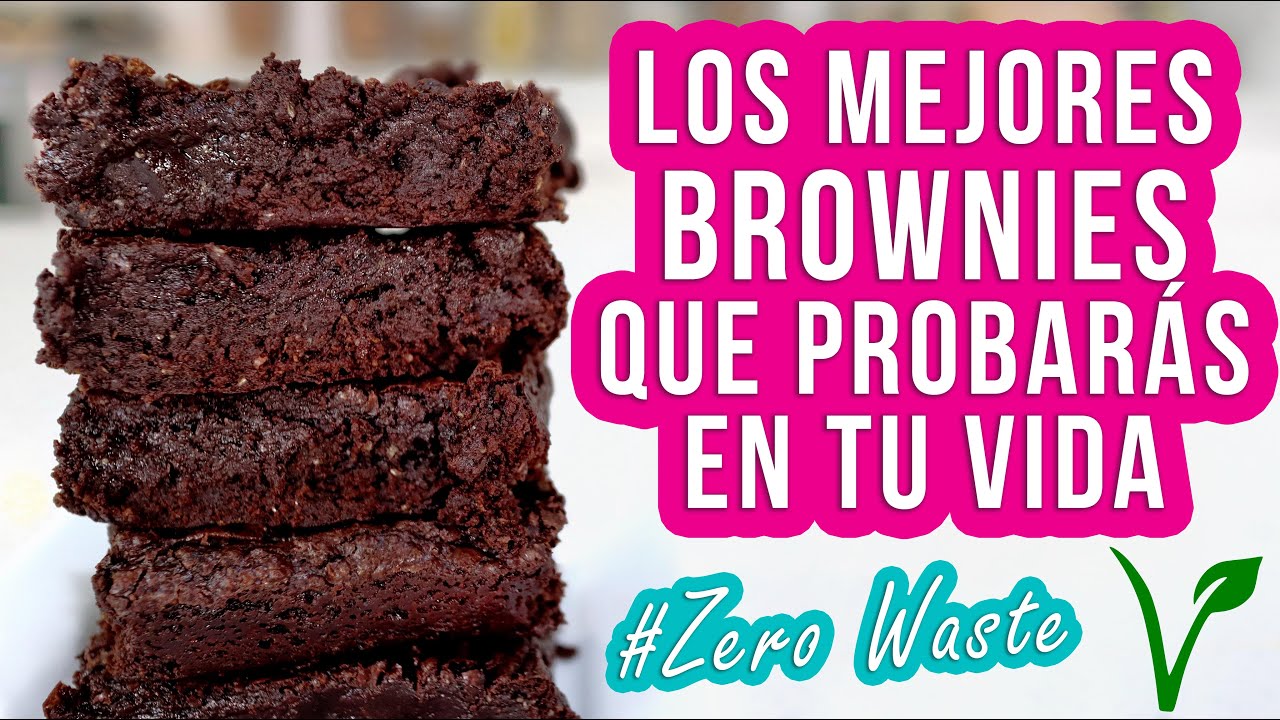 BROWNIES RECETA FACILES - VEGANOS CERO BASURA - Mixi