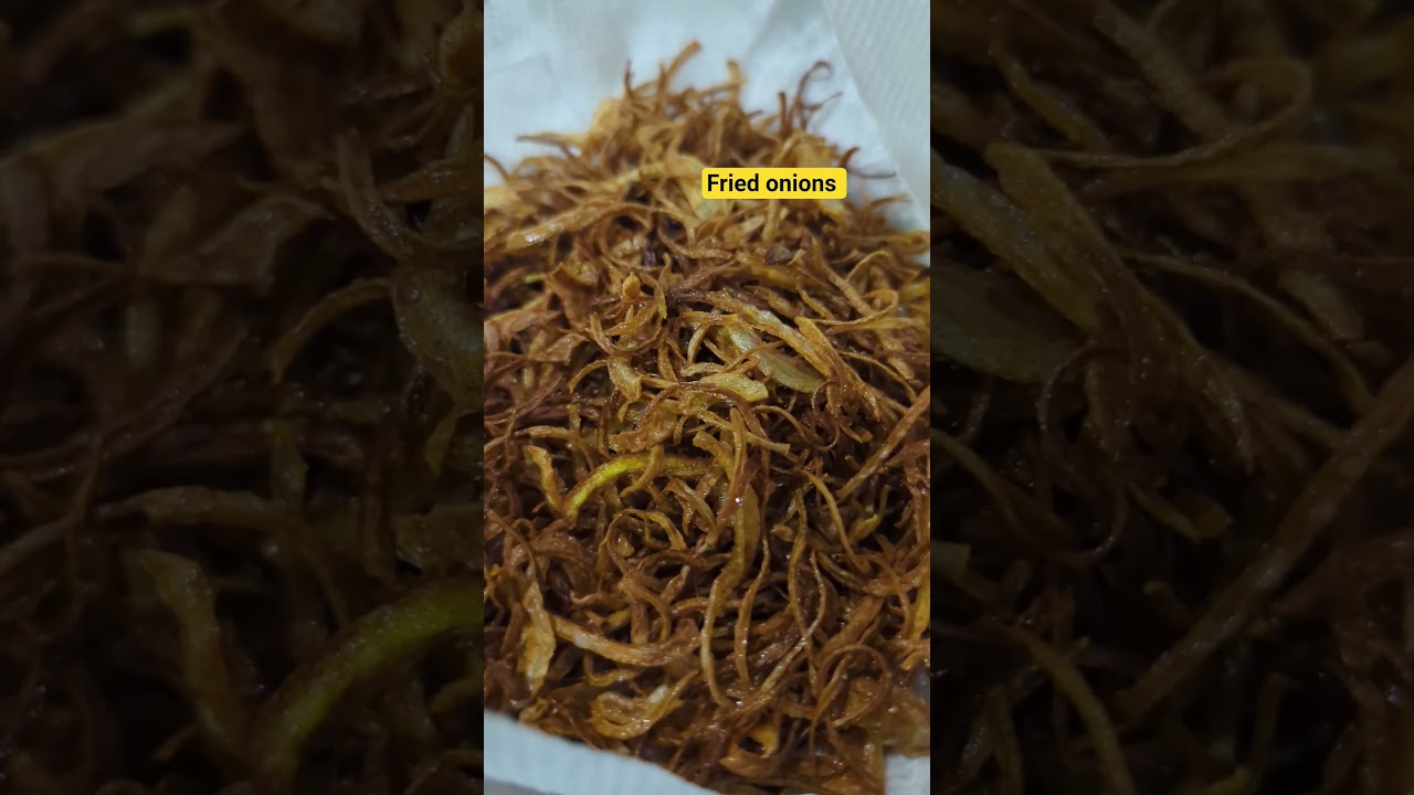 crispy fried onion 😎👍 