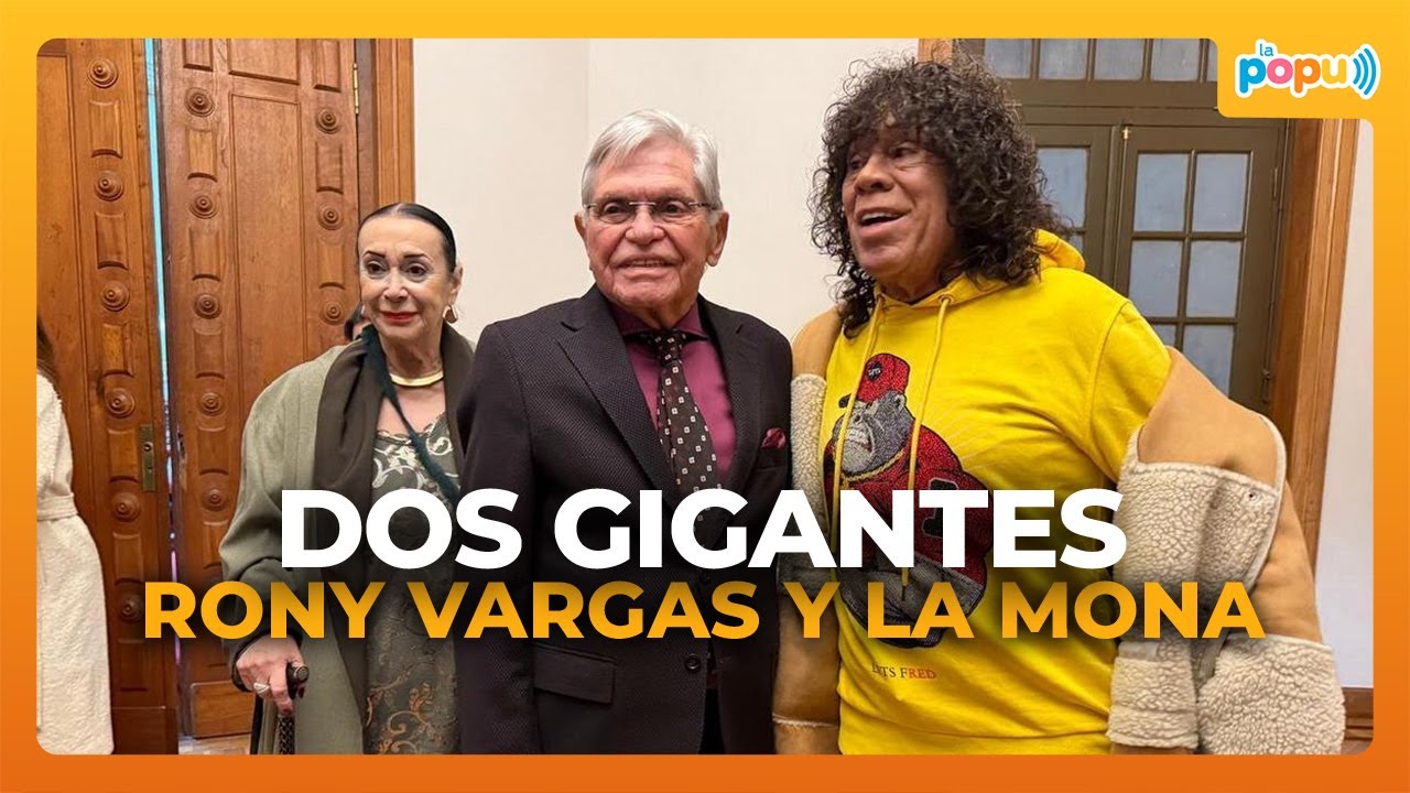 Imperdible encuentro entre dos leyendas: Qué le dijo la Mona Jiménez a Rony Vargas | La Popu