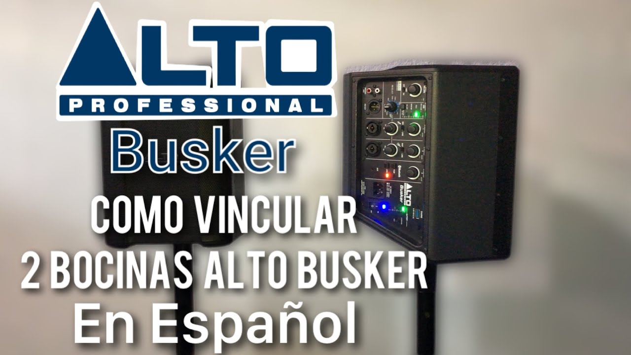 Cómo Vincular 2 Bocinas Alto Busker en Español / Bluetooth Sonido Estéreo 