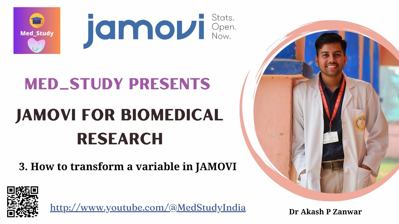3. How to transform a variable in JAMOVI