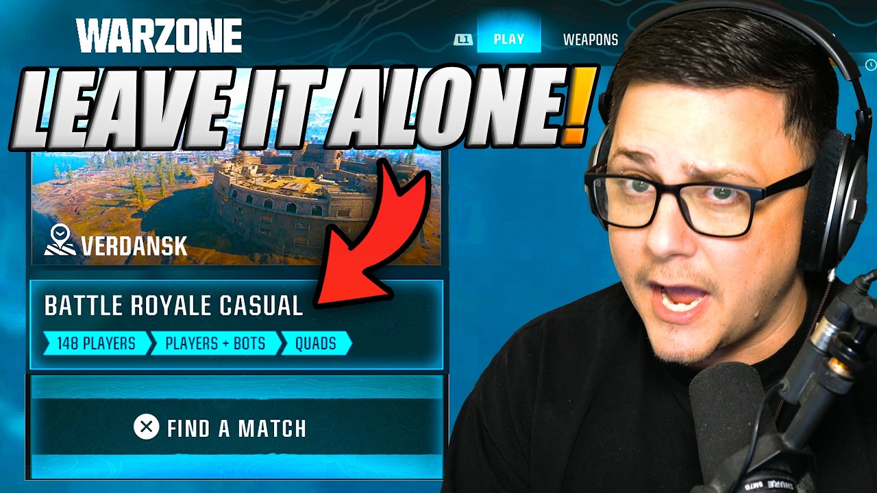 Why They Need to Leave Warzone BR Casual Alone